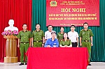 Công an phường Vinh Phú ra mắt mô hình dân vận khéo tuyên truyền, vận động thu hồi vũ khí, vật liệu nổ, công cụ hỗ trợ và pháo