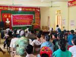 Công an xã Lượng Minh tuyên truyền pháp luật cho người dân