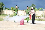 Tổ chức huấn luyện nghiệp vụ phòng cháy, chữa cháy và cứu nạn, cứu hộ cho hơn 150 học viên