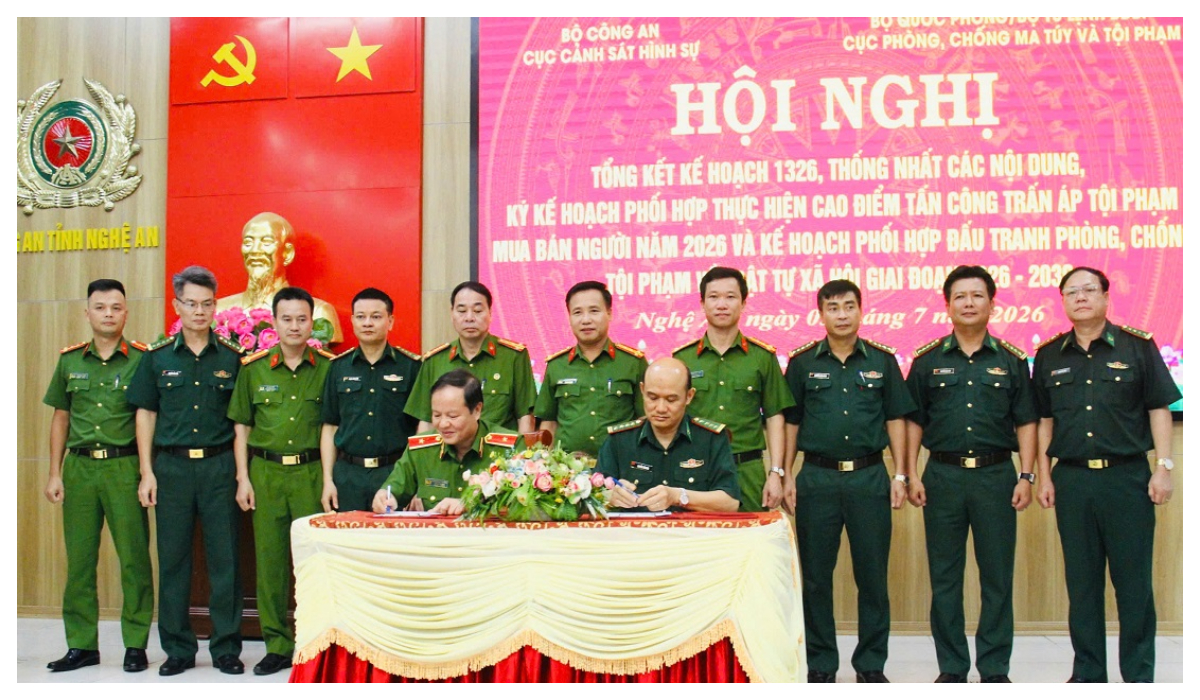 Cục Cảnh sát hình sự (Bộ Công an) - Cục Phòng, chống ma tuý và tội phạm Bộ Tư lệnh Bộ đội biên phòng (Bộ Quốc phòng)