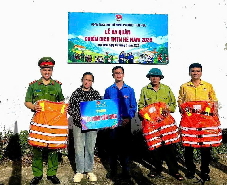 Tuổi trẻ Công an phường Thái Hòa: Sôi nổi nhiều hoạt động