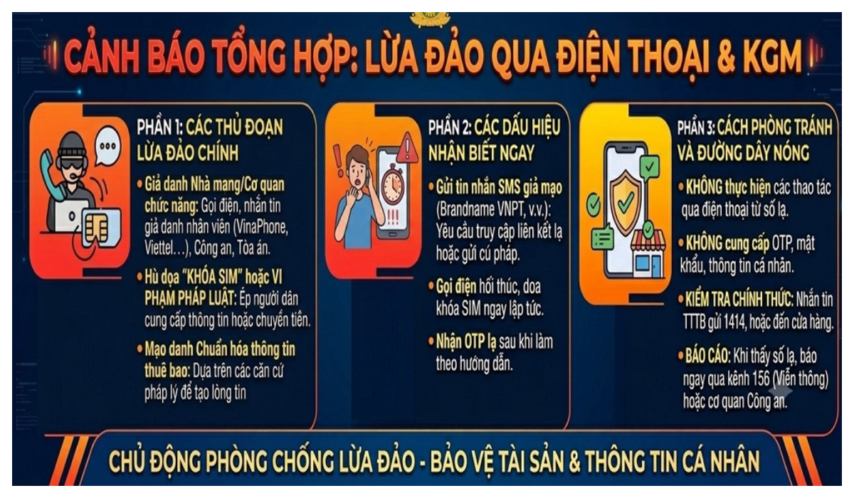 Cảnh giác thủ đoạn mạo danh hỗ trợ chuẩn hóa thông tin thuê bao để chiếm đoạt tài sản
