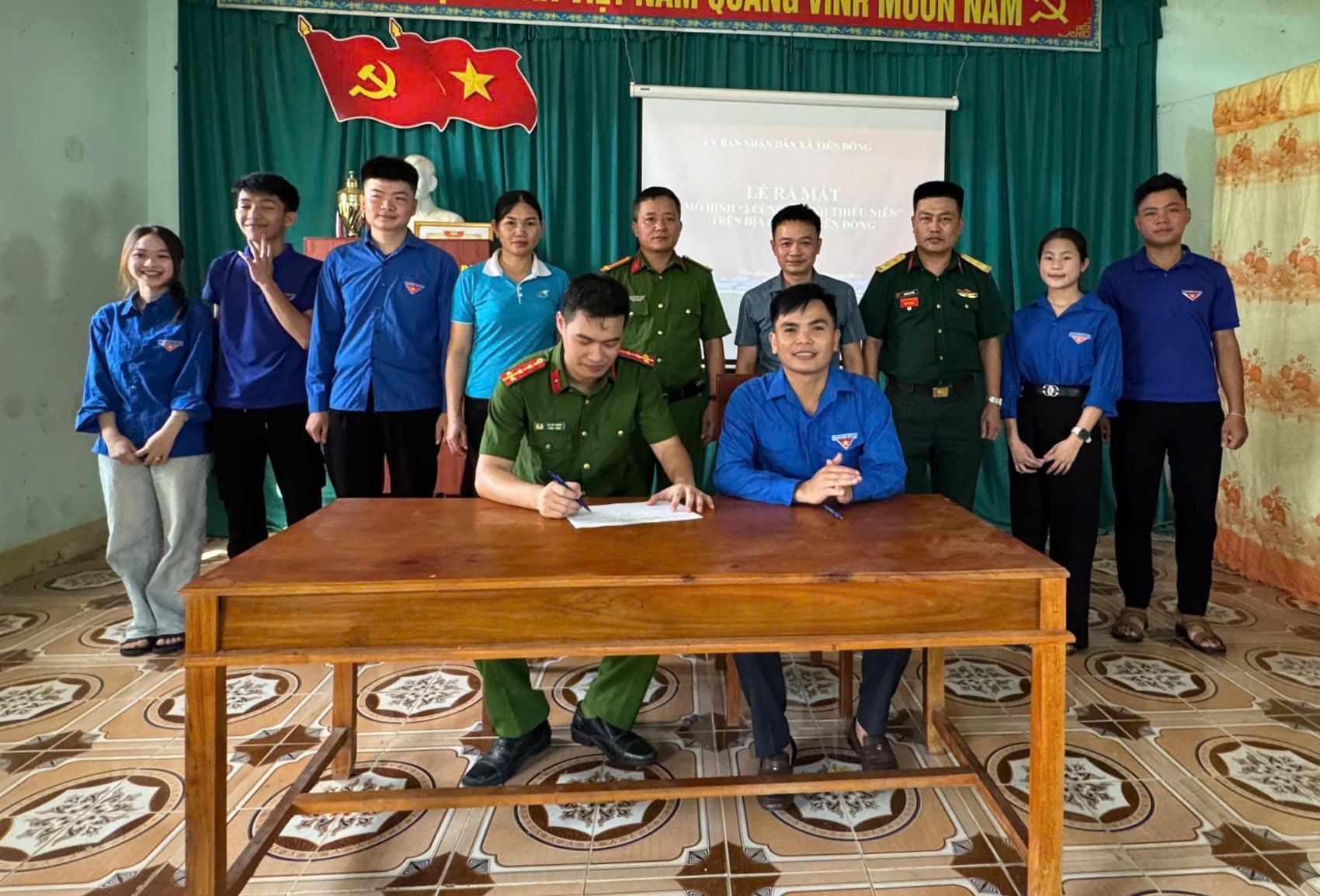 Công an xã Tiên Đồng ra mắt mô hình 