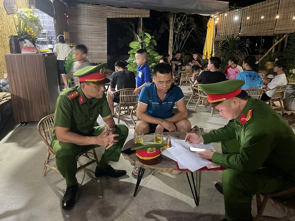 Công an xã Nhân Hòa tăng cường công tác tuần tra, kiểm soát