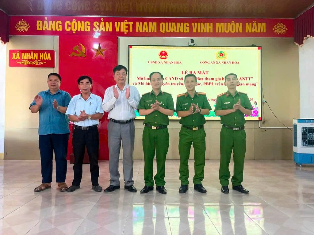 Công an xã Nhân Hoà ra mắt mô hình 