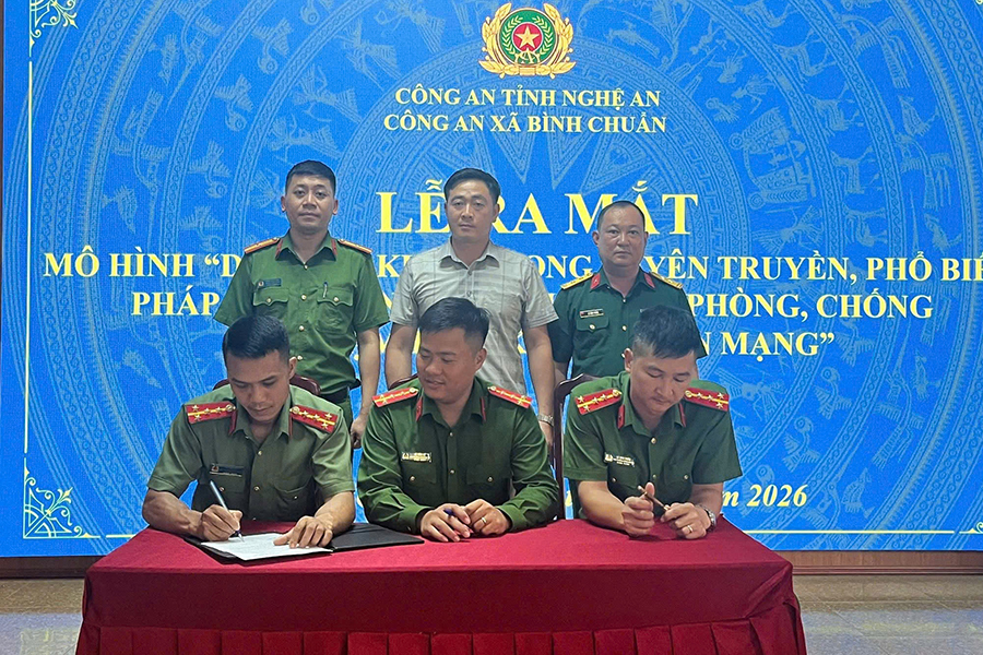 Ra mắt mô hình dân vận khéo phòng, chống tội phạm trên không gian mạng