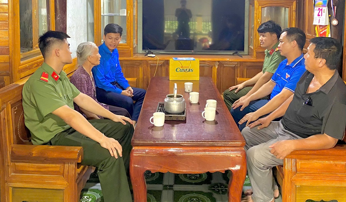 Công an xã Nghĩa Hành tổ chức chuỗi hoạt động 