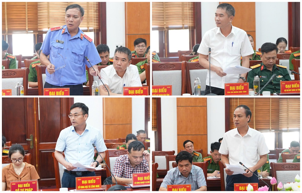 Nghệ An: Hội thảo góp ý các dự án luật và nghị quyết do Bộ Công an chủ trì