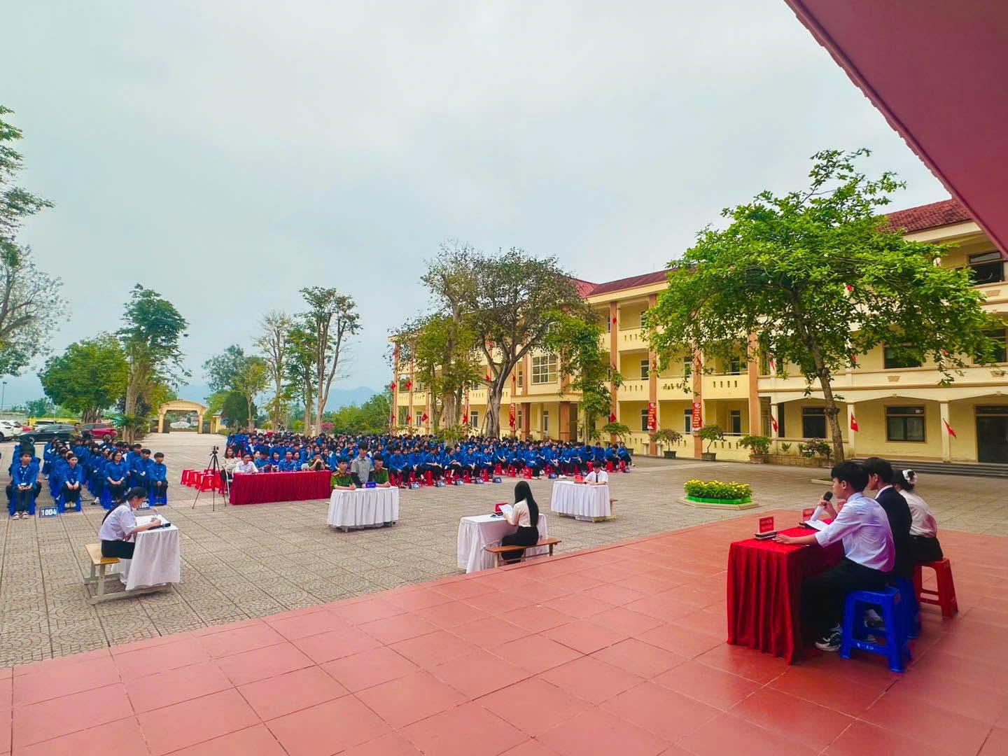 Phiên tòa giả định xét xử tội phạm về ma túy tại Trường THPT Thanh Chương 3