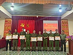 Công an xã Na Ngoi tổ chức Hội nghị sơ kết công tác Đảng, công tác Công an 6 tháng đầu năm 2026
