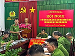 Công an xã Xuân Lâm tổ chức Hội nghị sơ kết công tác Công an 6 tháng đầu năm