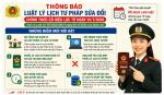 NGÀY 01/7/2026: LUẬT LÝ LỊCH TƯ PHÁP SỬA ĐỔI CHÍNH THỨC CÓ HIỆU LỰC