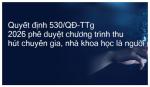 Đẩy mạnh thu hút chuyên gia, nhà khoa học nước ngoài và trí thức Việt Nam ở nước ngoài