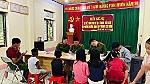 Công an xã Keng Đu ra quân Chiến dịch 90 ngày đêm kích hoạt tài khoản định danh điện tử