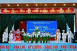Đại tá Phạm Thành Long, Phó Giám đốc Công an tỉnh chung vui Ngày hội toàn dân bảo vệ an ninh Tổ quốc tại xã Đông Thành