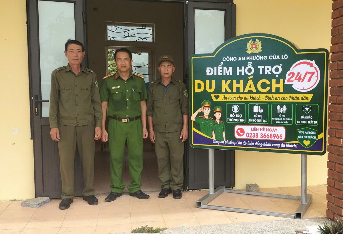 Công an phường Cửa Lò ra mắt 