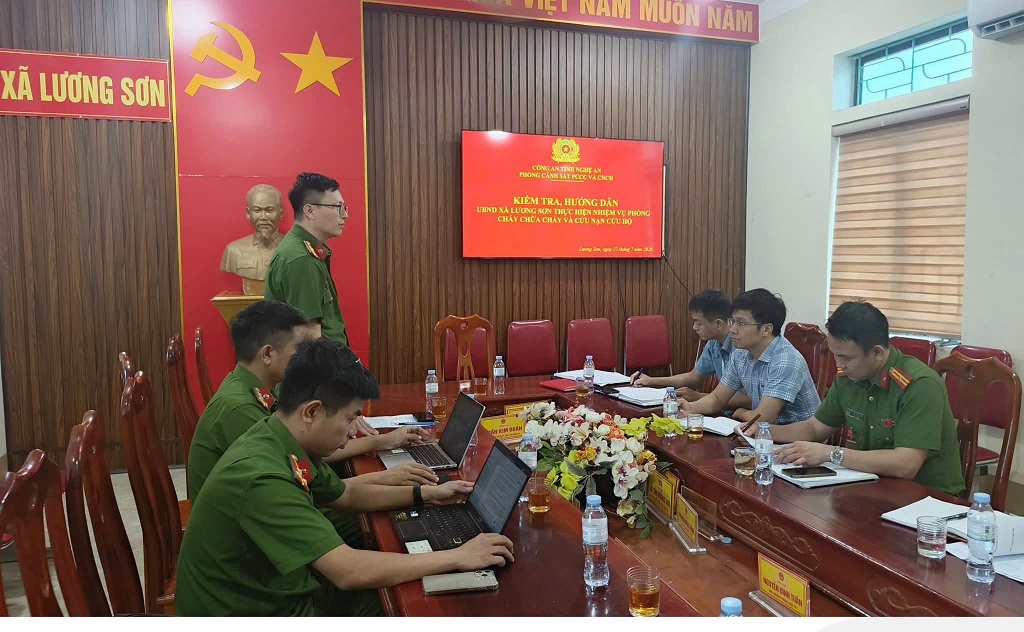 Nâng cao hiệu quả hướng dẫn, kiểm tra về phòng cháy, chữa cháy và cứu nạn, cứu hộ