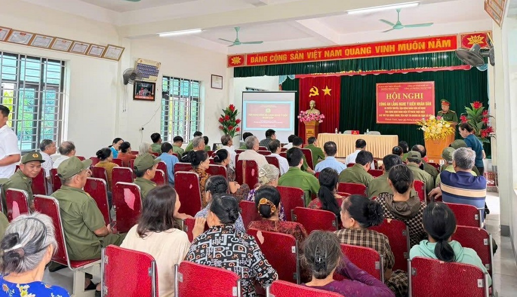 Công an phường Thành Vinh tổ chức Diễn đàn 