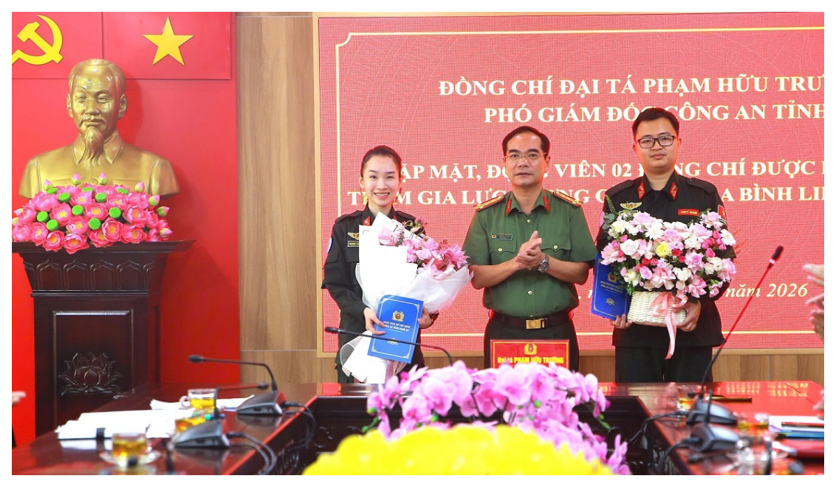 Gặp mặt, động viên cán bộ tham gia lực lượng gìn giữ hòa bình Liên hợp quốc