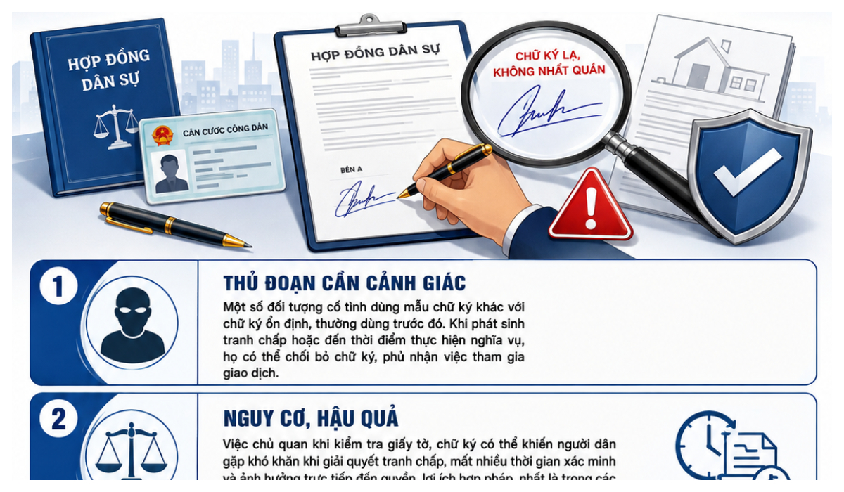 Cảnh giác thủ đoạn sử dụng 