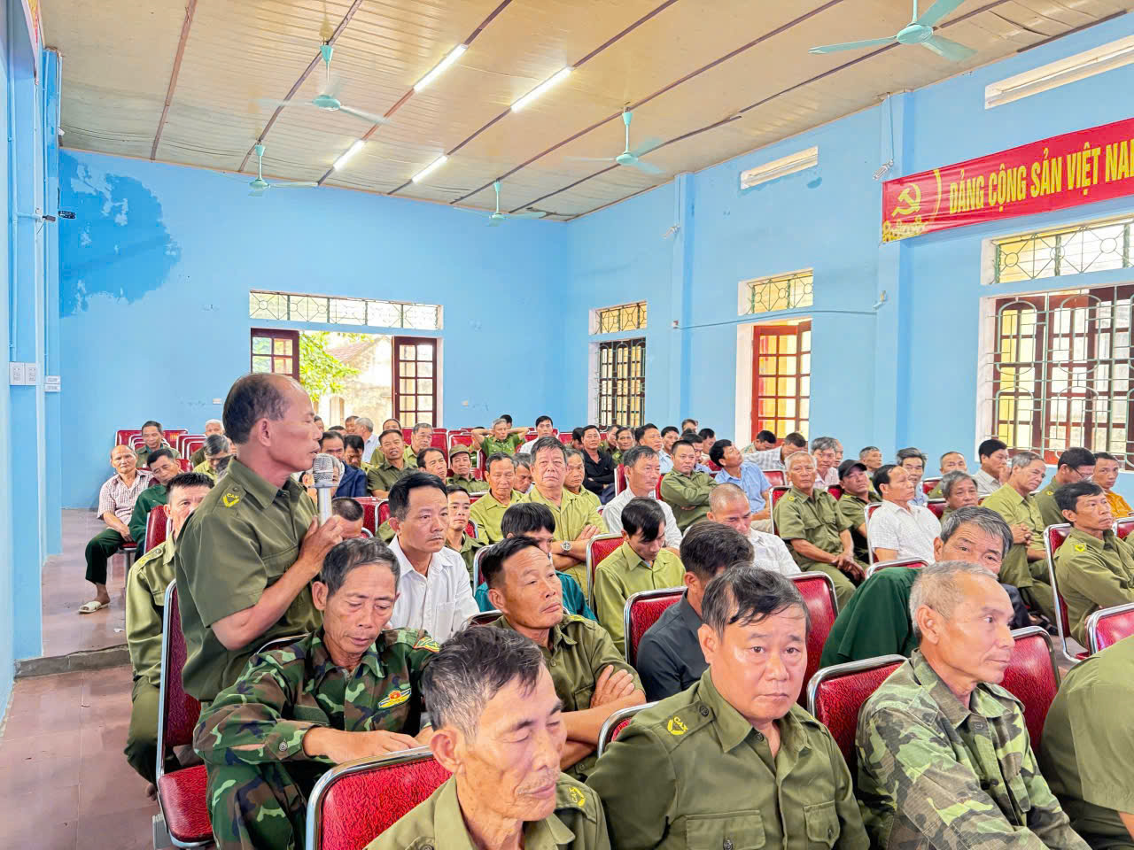 Tuyên truyền công tác phòng cháy, chữa cháy và cứu nạn, cứu hộ cho lực lượng ANTT cơ sở trên địa bàn xã.
