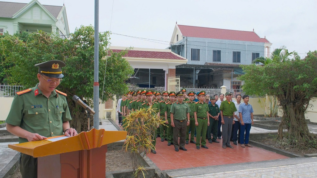 Công an xã Quỳnh Phú tri ân Anh hùng, Liệt sĩ