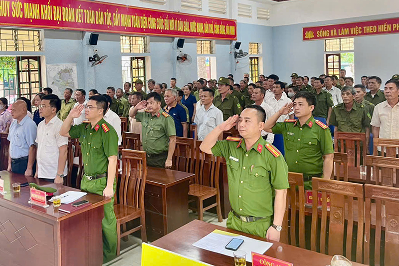 Kiện toàn lực lượng, giữ vững bình yên địa bàn