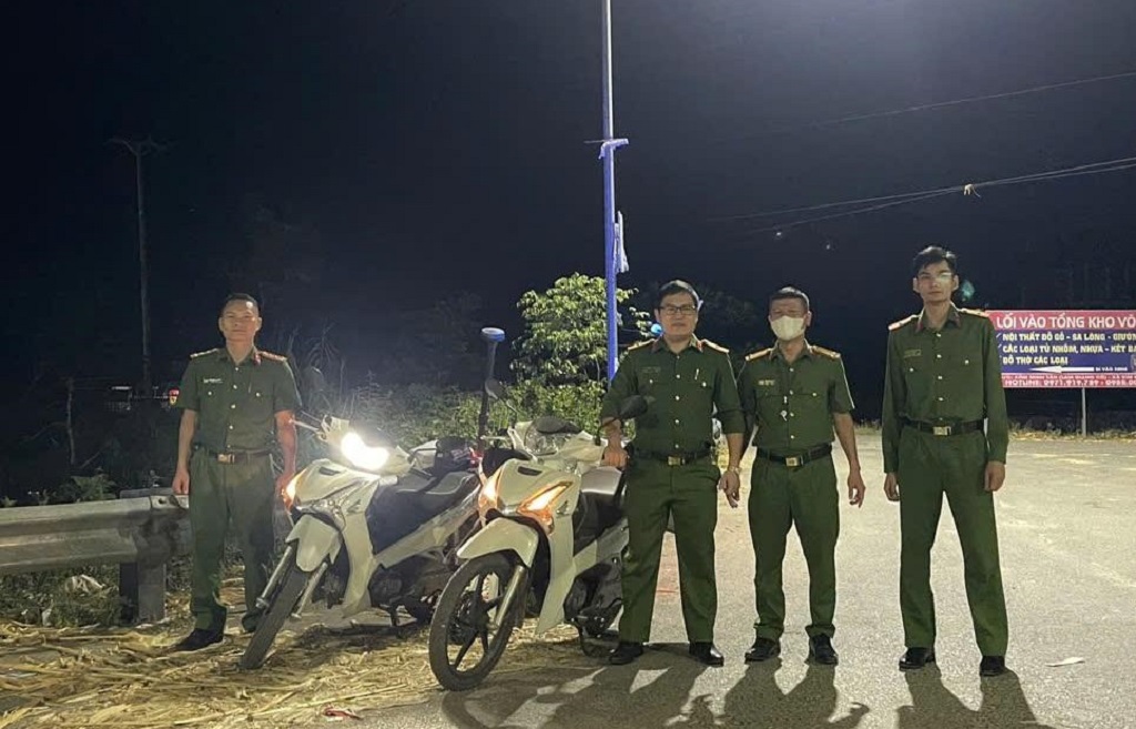 Công an xã Kim Bảng tuần tra, kiểm soát phòng ngừa, đấu tranh xử lý thanh, thiếu niên vi phạm pháp luật 