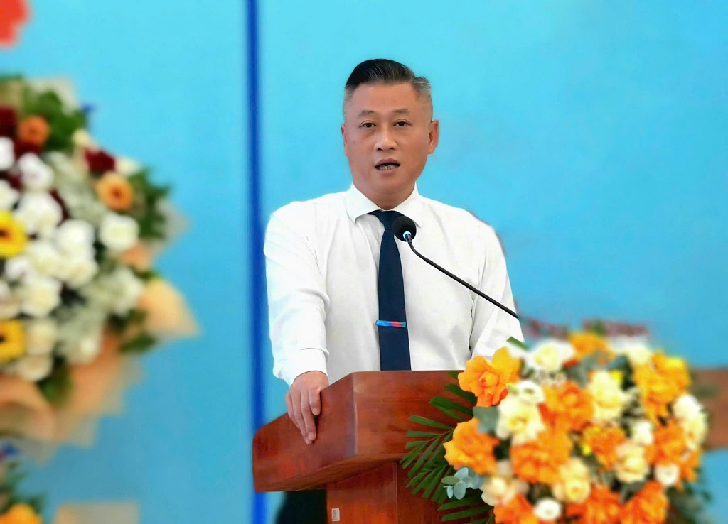 Đại diện Lãnh đạo VietinBank Chi nhánh Vinh phát biểu