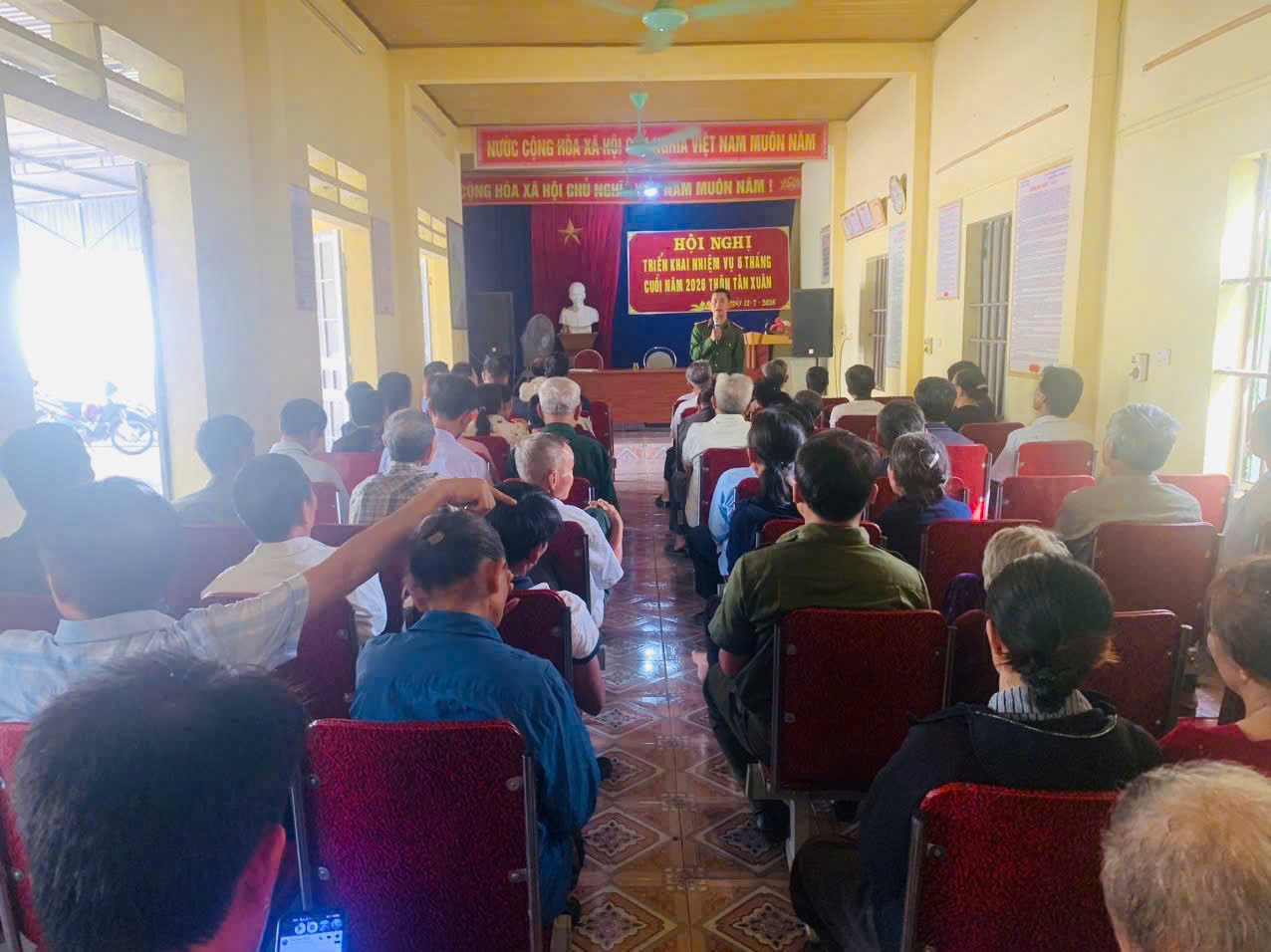 Toàn cảnh buổi tuyên truyền 