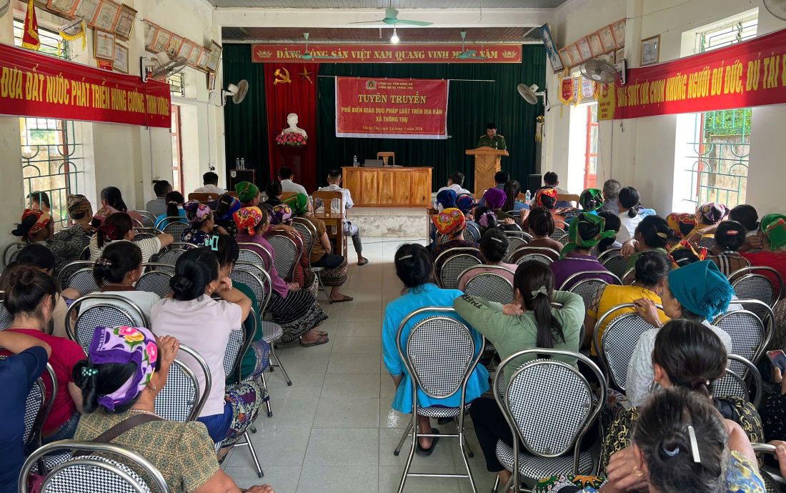 Toàn cảnh buổi tuyên truyền