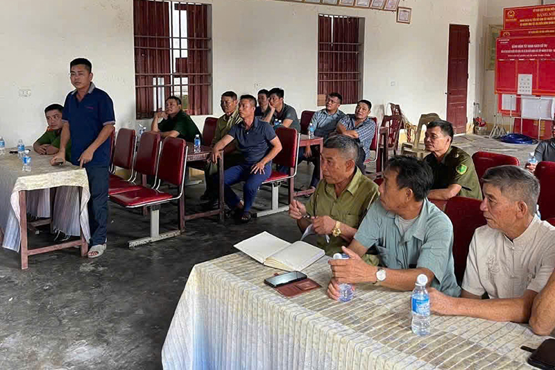 Buổi tuyên truyền thu hút đông đảo người dân tham gia