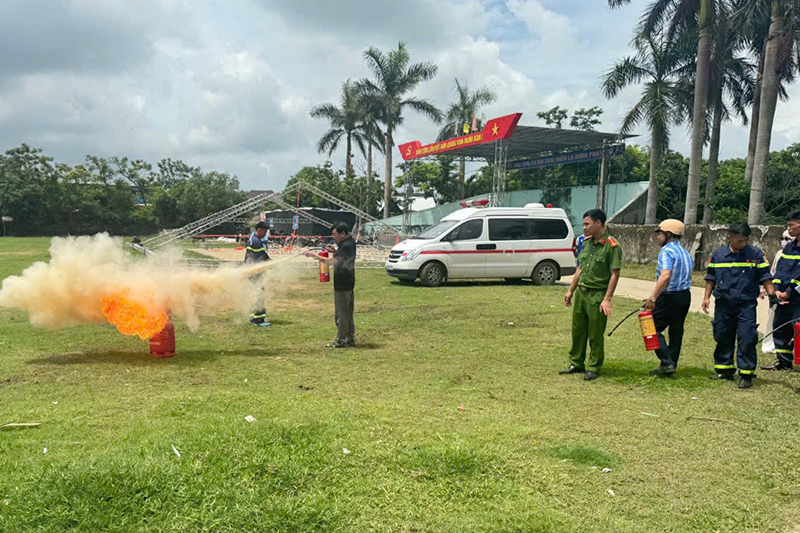 Hướng dẫn kỹ năng sử dụng bình chữa cháy