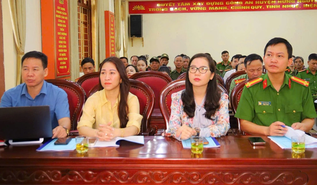 Công an xã Hưng Nguyên ra mắt mô hình 