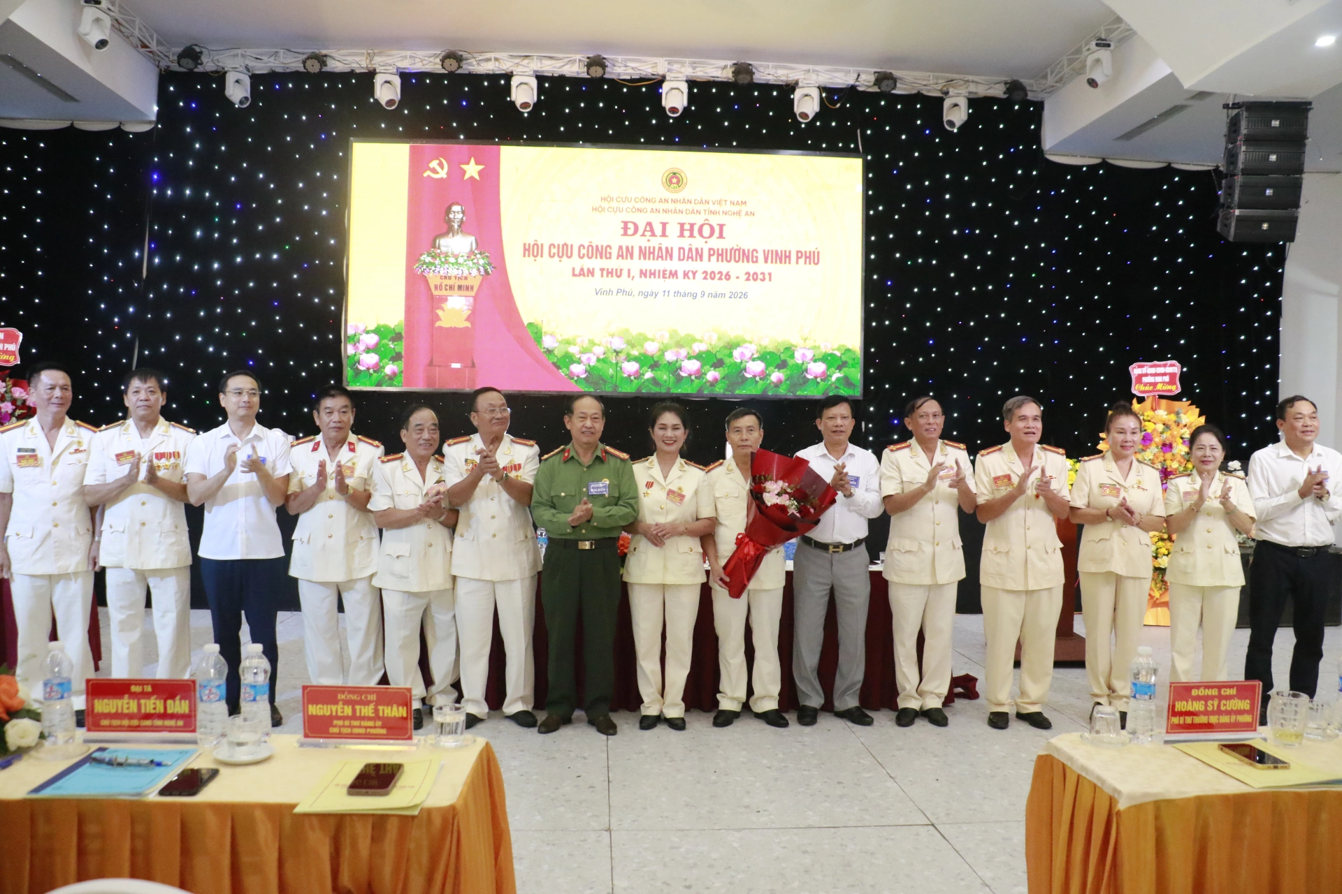 Đại hội Cựu Công an Nhân dân phường Vinh Phú lần thứ nhất, nhiệm kỳ 2026 - 2031