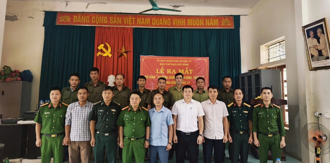 Công an xã Bắc Lý ra mắt mô hình “Camera giám sát an ninh, trật tự”