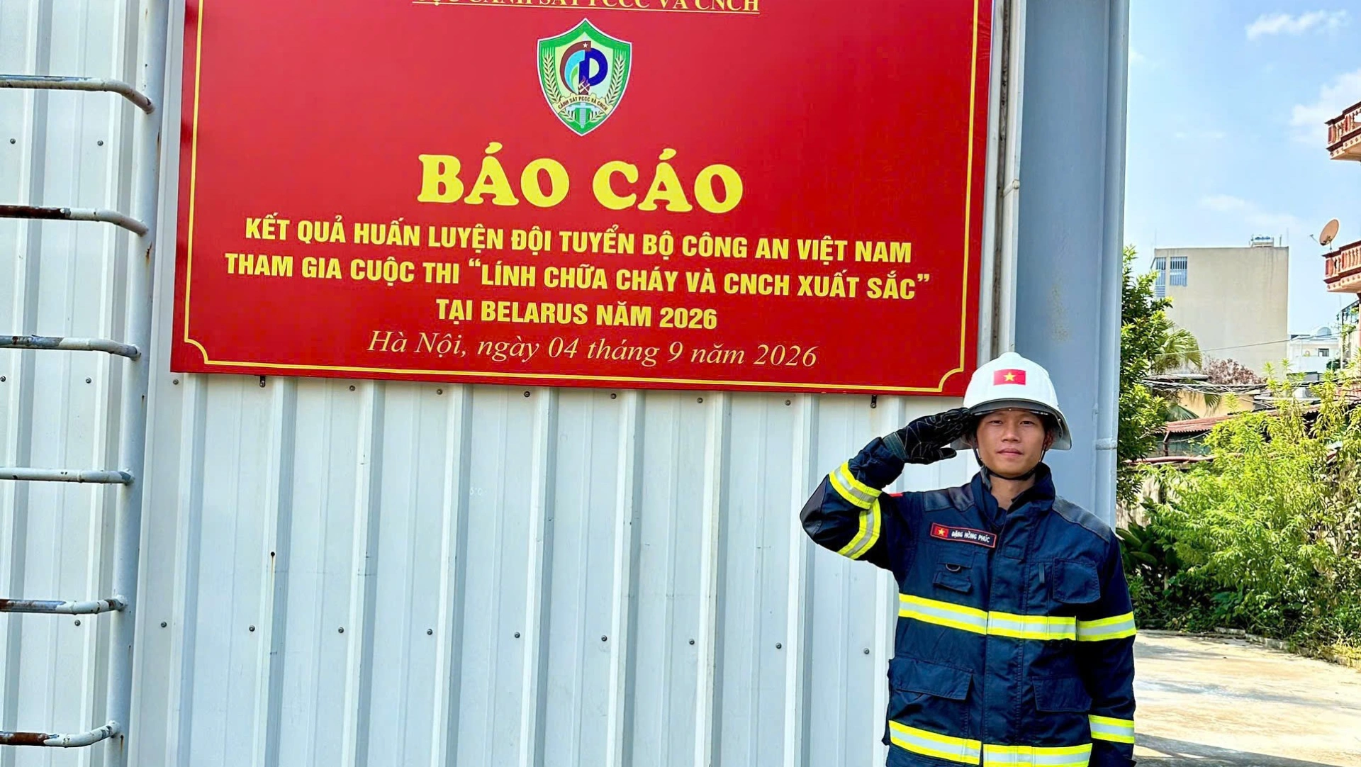 Cảnh sát PCCC và CNCH Công an Nghệ An góp mặt tại Cuộc thi quốc tế