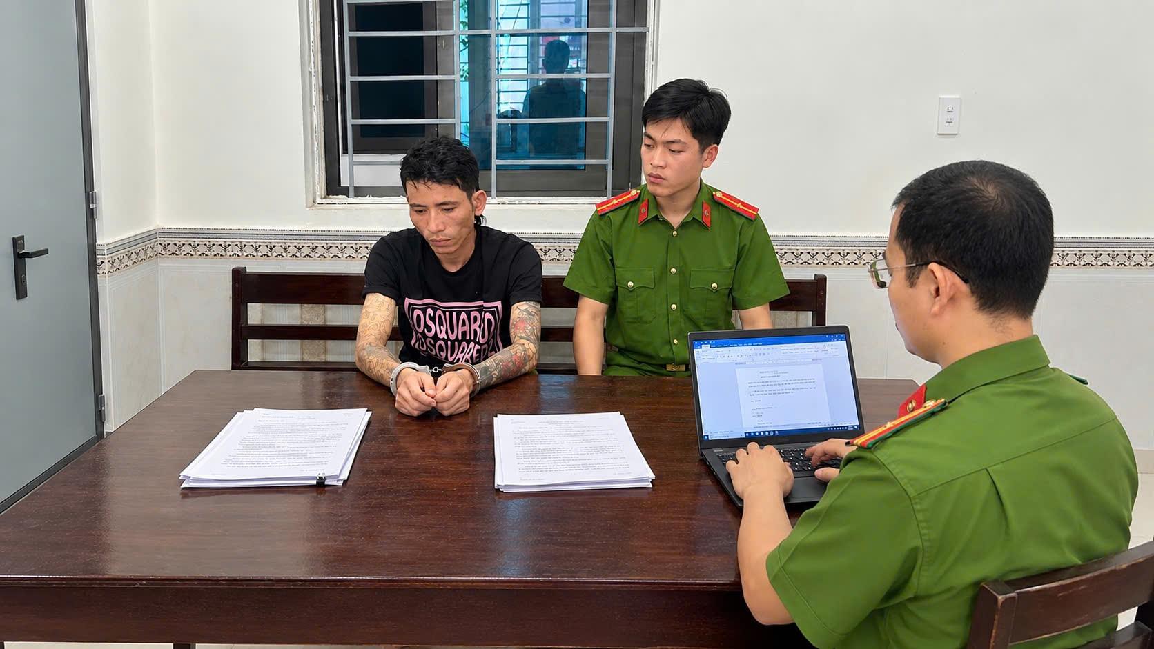 Công an phường Thành Vinh bắt giữ đối tượng cầm đầu đường dây ma túy liên tỉnh