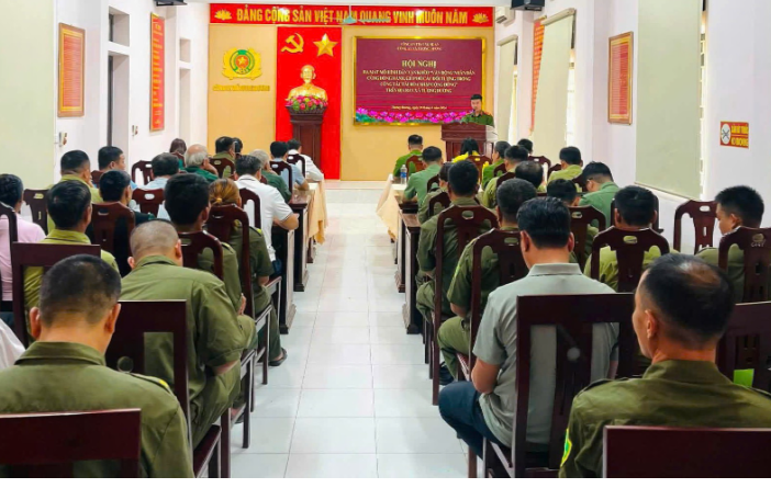 Công an xã Tương Dương ra mắt mô hình Dân vận khéo về tái hòa nhập cộng đồng