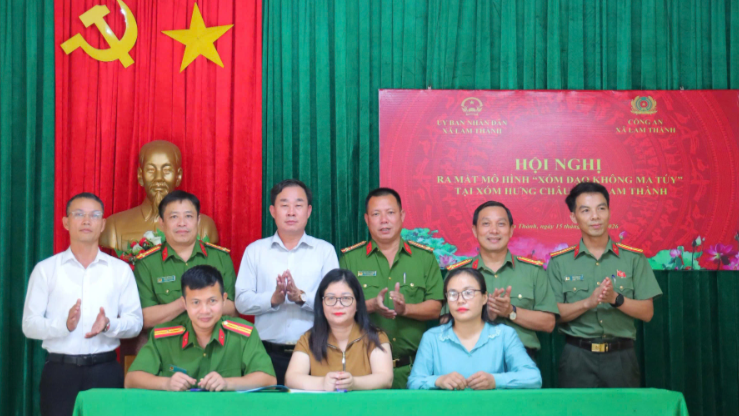 Xã Lam Thành ra mắt mô hình “Xóm đạo không ma túy”