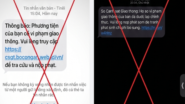 Cảnh giác thủ đoạn mạo danh cơ quan chức năng thông báo phạt nguội để lừa đảo