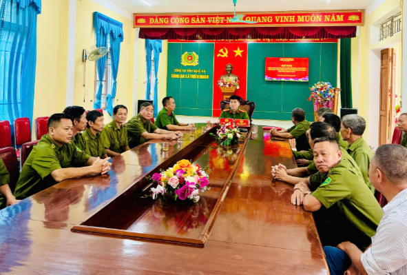 Công an xã tuyên truyền, phổ biến, hướng dẫn lấy ý kiến Nhân dân đối với dự thảo Bộ luật Hình sự (sửa đổi) thông qua ứng dụng VNeID