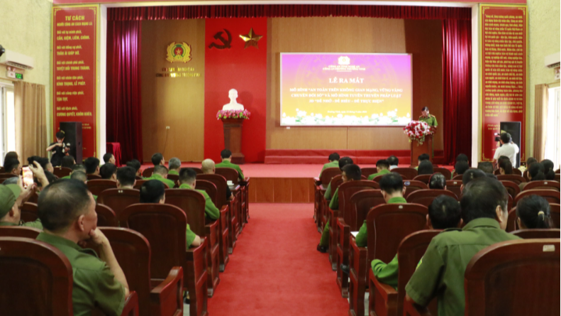 CAP Trường Vinh ra mắt mô hình “An toàn không gian mạng, vững vàng chuyển đổi số” và mô hình “Tuyên truyền pháp luật 3D”