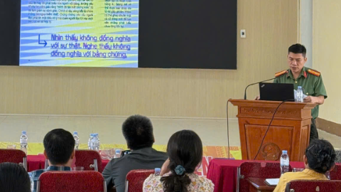 Tuyên truyền Luật an ninh mạng và kỹ năng nhận diện tin giả do AI tạo ra