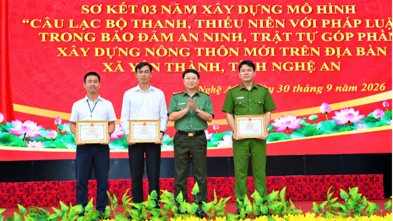 Sơ kết 03 năm xây dựng mô hình “Câu lạc bộ thanh thiếu niên với pháp luật” tại xã Yên Thành