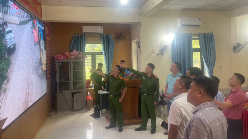 Xã Hữu Kiệm ra mắt mô hình “camera an ninh vì bình yên bản làng”
