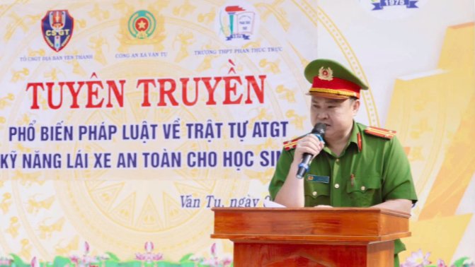 Tuyên truyền, hướng dẫn kỹ năng lái xe an toàn cho học sinh