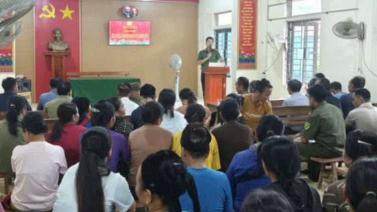 Tuyên truyền pháp luật, phòng chống tội phạm đến người dân
