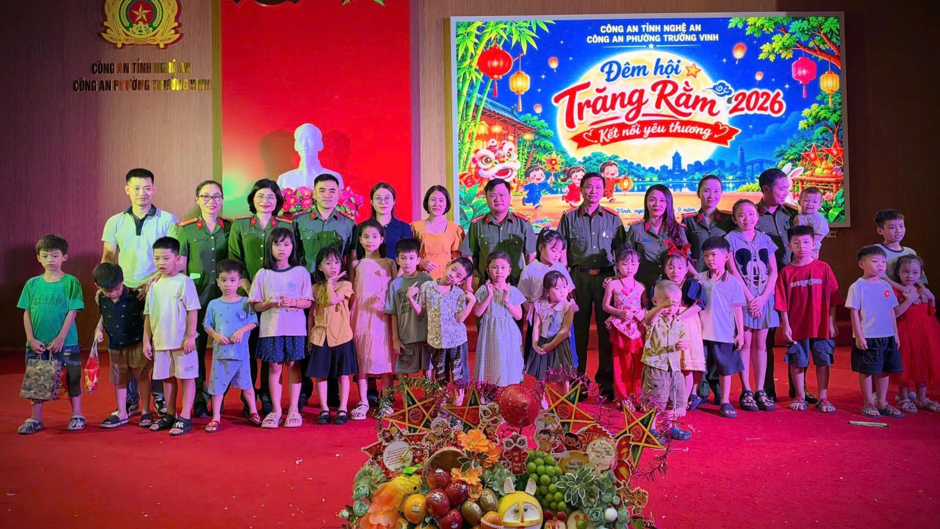 Công an phường Trường Vinh tổ chức “Đêm hội Trăng rằm – Kết nối yêu thương” năm 2026