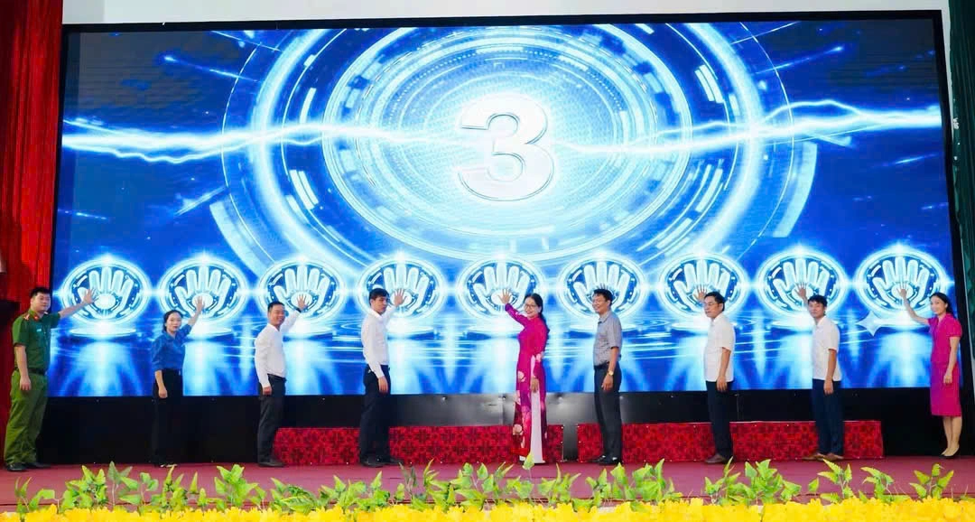 Công an xã Yên Thành hưởng ứng Ngày chuyển đổi số quốc gia năm 2026